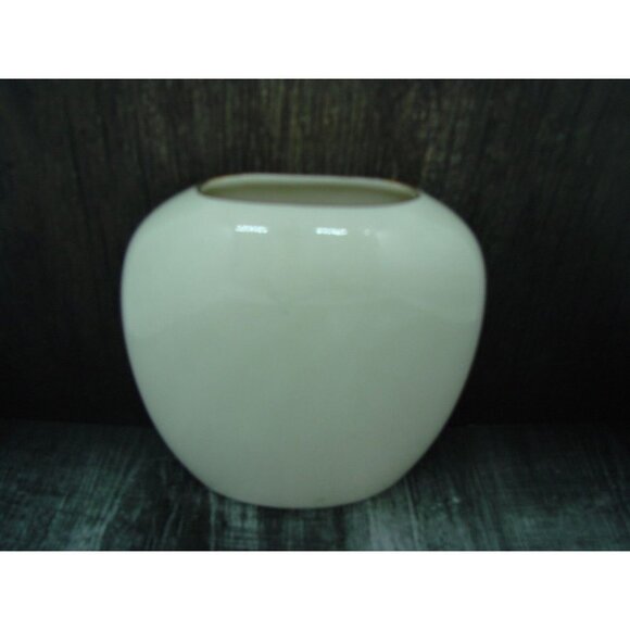 Vintage Otagiri Oval Bud Vase Handpainted Violet Purple Flowers Gold Trim Marked - Picture 3 of 11